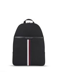 TOMMY HILFIGER - Tommy Hilfiger Plecak Th Coated Canvas Backpack AM0AM11533 Czarny. Kolor: czarny