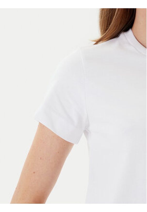 Pinko - PINKO T-Shirt Bussolotto 100355 A2RD Biały Regular Fit. Kolor: biały. Materiał: bawełna