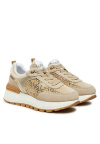 Liu Jo Sneakersy BF4051 TX009 Beżowy. Kolor: beżowy. Materiał: zamsz, skóra #5