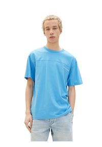Tom Tailor Denim T-Shirt 1035586 Niebieski. Kolor: niebieski. Materiał: denim