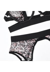 Intica - Komplet bielizny z wycięciami z dopasowanego materiału Gentjana. Kolor: wielokolorowy. Materiał: materiał #4