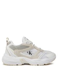 Calvin Klein Jeans Sneakersy Retro Tennis Su-Mesh Wn YW0YW00891 Biały. Kolor: biały. Materiał: mesh #1
