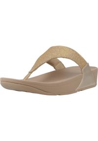 Flip*Flop - Klapki Fitflop Model Fz7 A94 W Kolor Beżowy. Kolor: beżowy. Materiał: tkanina, syntetyk