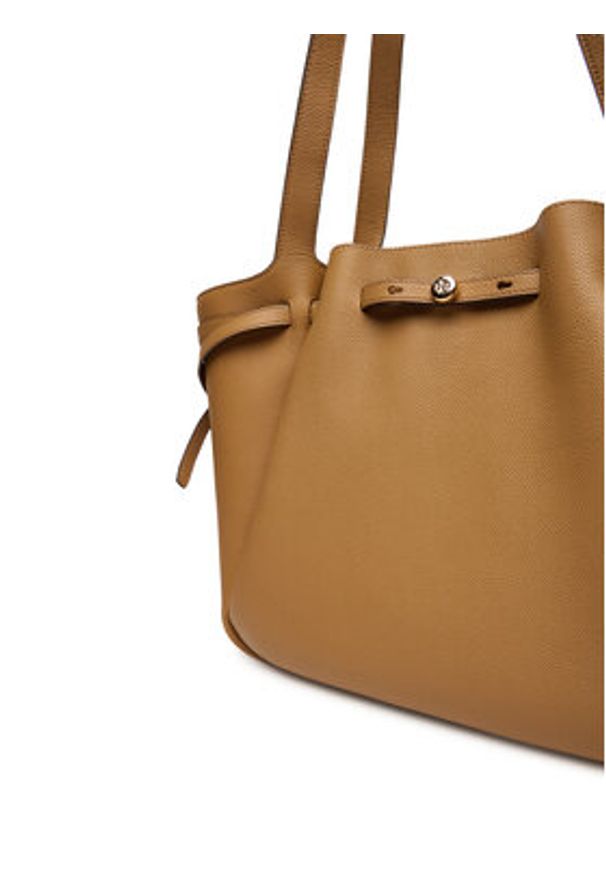 Tory Burch Torebka Romy Tote 163388 Brązowy. Kolor: brązowy. Materiał: skórzane