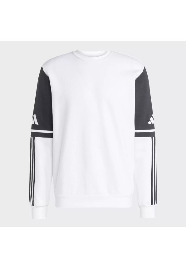 Adidas - Bluza męska adidas Squadra 25 Sweat Crew. Kolor: biały, wielokolorowy, czarny