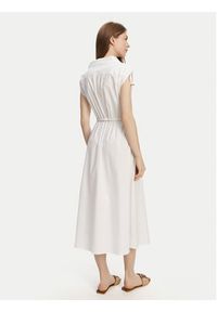 Marella Sukienka codzienna Riviera 2513221052 Biały Relaxed Fit. Okazja: na co dzień. Kolor: biały. Materiał: bawełna. Typ sukienki: proste. Styl: casual