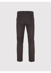 Pako Lorente - PAKO LORENTE – Brązowe spodnie garniturowe. Kolor: brązowy. Materiał: poliester, wełna. Wzór: gładki. Styl: elegancki #4