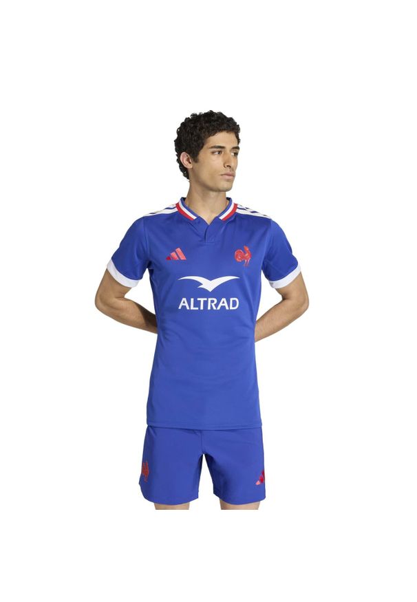 Adidas - Autentyczny Strój Domowy Francji 2025/26. Kolor: niebieski