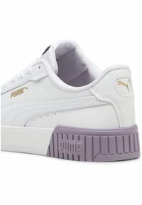 Puma - Damskie sneakersy Carina 2.0 PUMA White Pale Plum Gold Purple. Kolor: biały, żółty, fioletowy, wielokolorowy. Sport: turystyka piesza