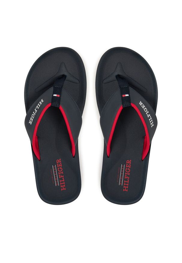 TOMMY HILFIGER - Japonki Tommy Hilfiger. Kolor: niebieski