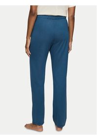 Triumph Spodnie piżamowe Mix & Match 10222619 Granatowy Regular Fit. Kolor: niebieski. Materiał: bawełna #4