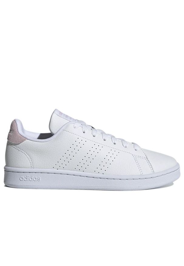 Adidas - Buty adidas Advantage GW4847 - białe. Okazja: na co dzień. Zapięcie: pasek. Kolor: biały. Materiał: guma, skóra, syntetyk. Szerokość cholewki: normalna. Wzór: paski. Model: Adidas Advantage