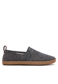 TOMMY HILFIGER - Tommy Hilfiger Espadryle Hilfiger Espadrille C Chambray FM0FM04982 Czarny. Kolor: czarny #1