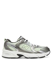 Sneakersy New Balance. Kolor: srebrny