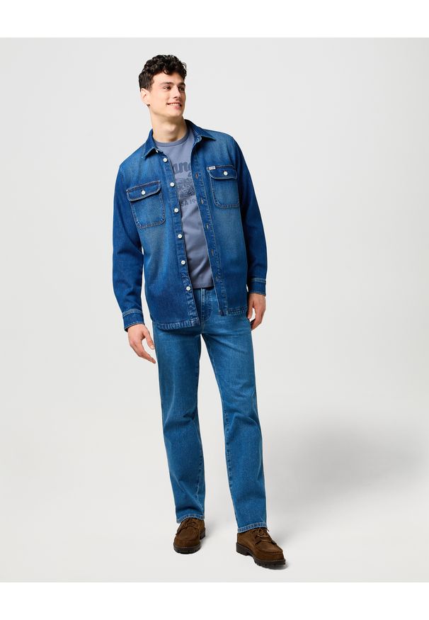 Wrangler - MESKIE SPODNIE JEANSOWE WRANGLER TEXAS GRANITE BOULDER 112373154