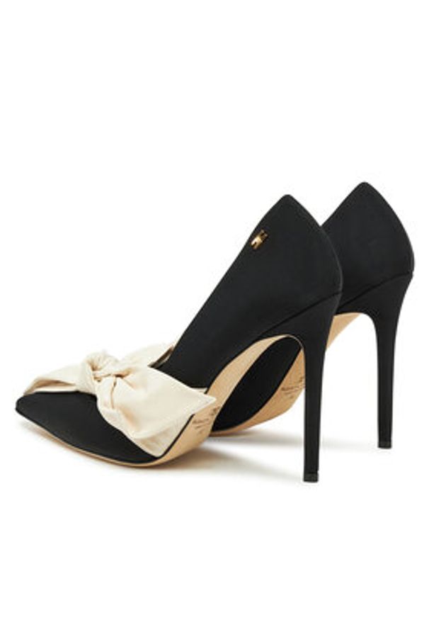 Elisabetta Franchi Szpilki SA-12L-51E2-V520 Czarny. Kolor: czarny. Materiał: materiał. Obcas: na szpilce