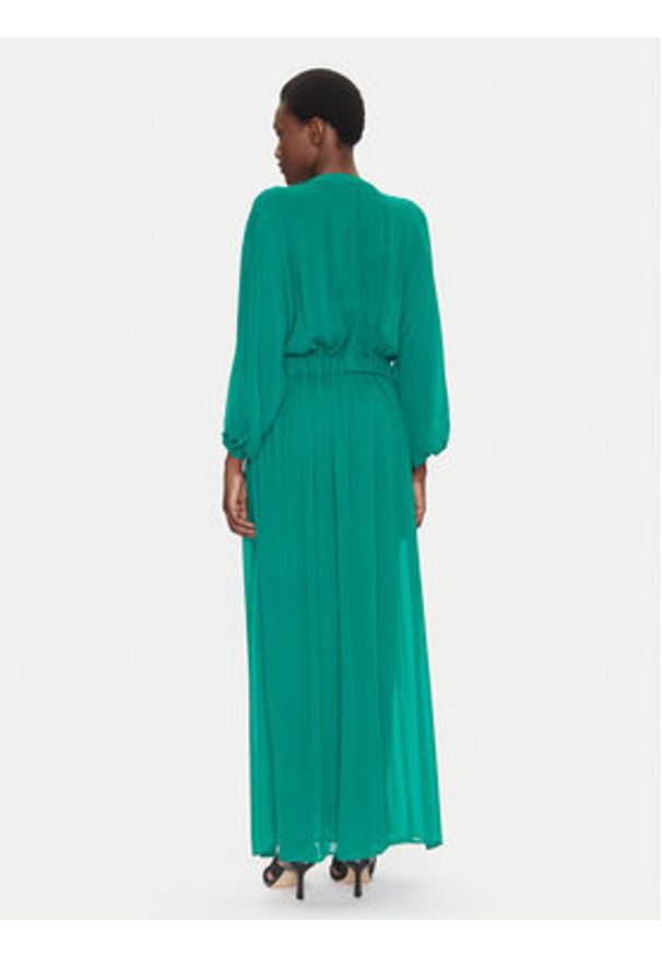 Luisa Spagnoli Sukienka wieczorowa Paiolo 541815 Zielony Regular Fit. Kolor: zielony. Materiał: wiskoza. Styl: wizytowy