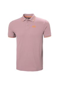 Polo Helly Hansen Kos. Typ kołnierza: polo. Kolor: fioletowy. Materiał: materiał. Sezon: lato. Styl: elegancki, klasyczny #1