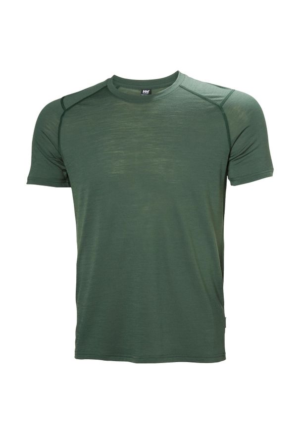 Koszulka Helly Hansen Durawool. Kolor: zielony. Sezon: lato. Sport: turystyka piesza