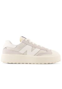 Buty New Balance CT302RB - beżowe. Kolor: beżowy. Materiał: skóra, materiał, guma. Szerokość cholewki: normalna #1