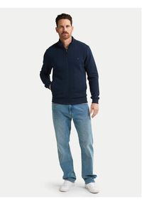 Petrol Industries Bluza M-1050-SWC333 Granatowy Regular Fit. Kolor: niebieski. Materiał: syntetyk, bawełna #8