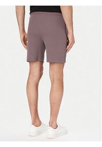 BOSS Szorty sportowe Waffle 50535884 Fioletowy Regular Fit. Kolor: fioletowy. Materiał: bawełna. Styl: sportowy #3