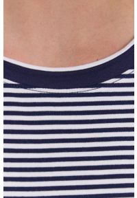Tom Tailor Koszula nocna damska. Kolor: niebieski. Materiał: dzianina. Długość: krótkie