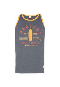 Protest - Koszulka bez rękawów dziecięca PROTEST BIKO JR. Kolor: szary, niebieski, wielokolorowy. Długość rękawa: bez rękawów #1
