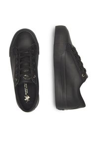 Beverly Hills Polo Club Sneakersy BHPC040W Czarny. Kolor: czarny. Materiał: skóra #6