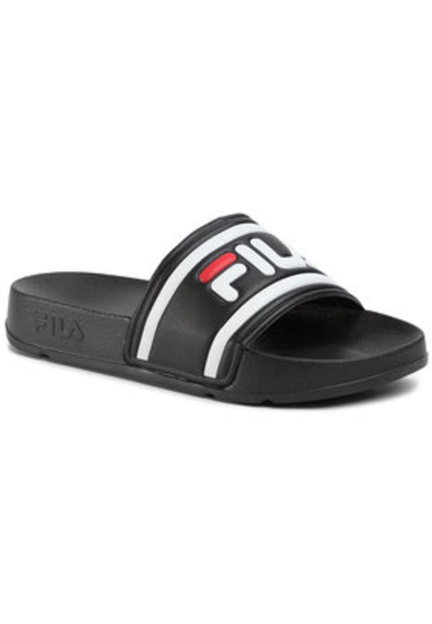 Fila Klapki Morro Bay Slipper 2.0 1010901.25Y Czarny. Kolor: czarny. Materiał: skóra