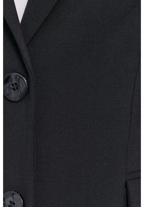 BOSS - Boss - Marynarka. Okazja: na co dzień. Kolor: czarny. Styl: casual
