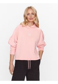 Puma Bluza T7 621468 Różowy Regular Fit. Kolor: różowy. Materiał: bawełna