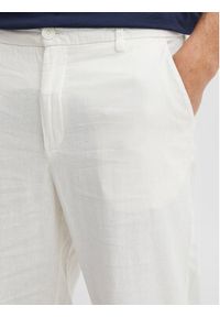 !SOLID - Solid Chinosy 21107722 Biały Slim Fit. Kolor: biały. Materiał: wiskoza #7