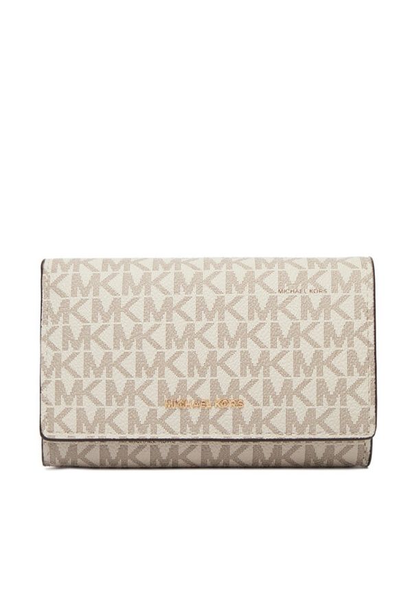 MICHAEL Michael Kors Portfel 32T5GJ6D9B Écru. Materiał: skóra
