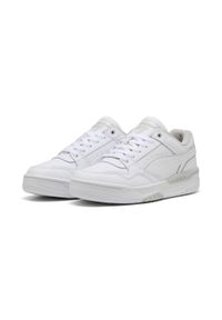Puma - Sneakersy unisex Rebound Retro PUMA White Cool Light Gray. Kolor: szary, biały, wielokolorowy. Materiał: syntetyk. Sport: koszykówka