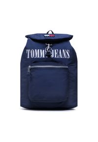 Tommy Jeans Plecak Tjm Heritage Flap Backpack AM0AM10717 Granatowy. Kolor: niebieski. Materiał: materiał #1