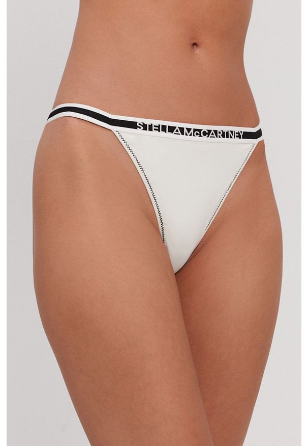Stella McCartney Lingerie - Figi kąpielowe. Kolor: beżowy