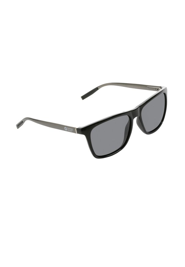 Swiss Peak - Okulary Przeciwsłoneczne Unisex Dla Dorosłych Z Tworzywa Sztucznego Z Recyklingu. Kolor: czarny. Materiał: tworzywo sztuczne. Sport: turystyka piesza
