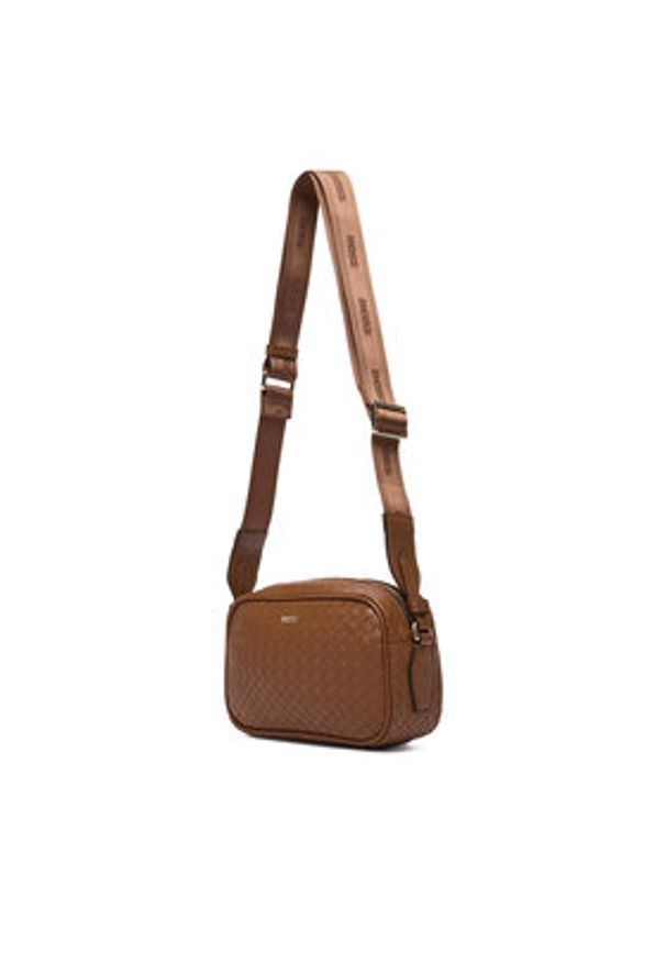 BOSS Torebka 50558012 Brązowy. Kolor: brązowy. Materiał: skórzane