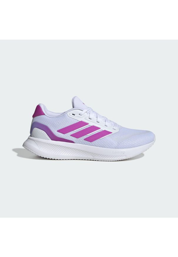 Adidas - Buty Runfalcon 5 Running. Okazja: na co dzień. Kolor: fioletowy, biały, niebieski, wielokolorowy. Sport: bieganie