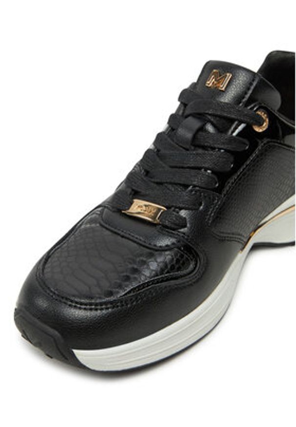 MEXX Sneakersy MI001008843W-01 Czarny. Kolor: czarny. Materiał: skóra
