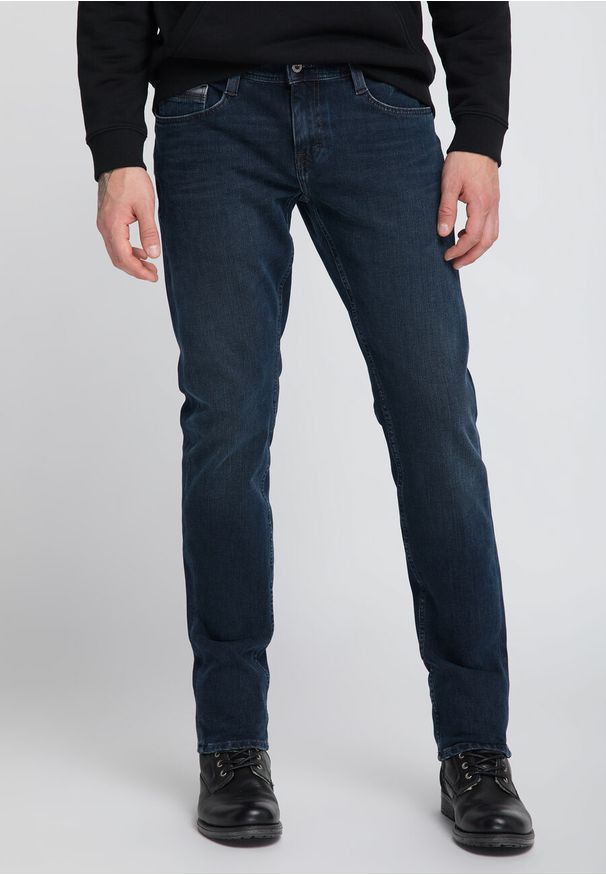 Mustang - MUSTANG OREGON TAPERED MĘSKIE SPODNIE JEANSOWE DENIM BLUE 1008265 5000 880