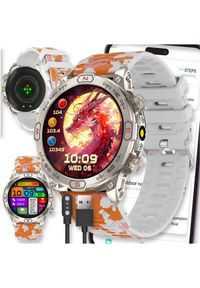 Active Band - SMARTWATCH ZEGAREK WATCH AMOLED 5 ATM SP02 MĘSKI SMART ROZMOWY SPORT OPASKA KC86. Rodzaj zegarka: smartwatch. Styl: sportowy #1