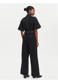 Karl Lagerfeld - KARL LAGERFELD Kombinezon A3W13047 Czarny Regular Fit. Kolor: czarny. Materiał: bawełna #4