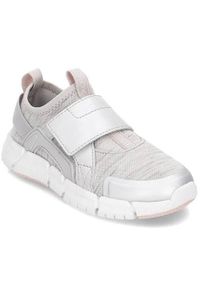 Buty do chodzenia dla dzieci Geox Junior Flexyper. Zapięcie: rzepy. Kolor: wielokolorowy, szary. Materiał: materiał, syntetyk, tkanina. Szerokość cholewki: normalna. Sport: turystyka piesza