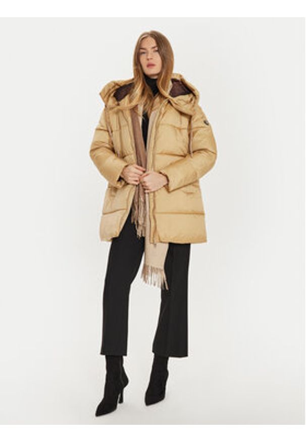 Gaudi Kurtka zimowa 421BD35018 Beżowy Regular Fit. Kolor: beżowy. Materiał: syntetyk. Sezon: zima