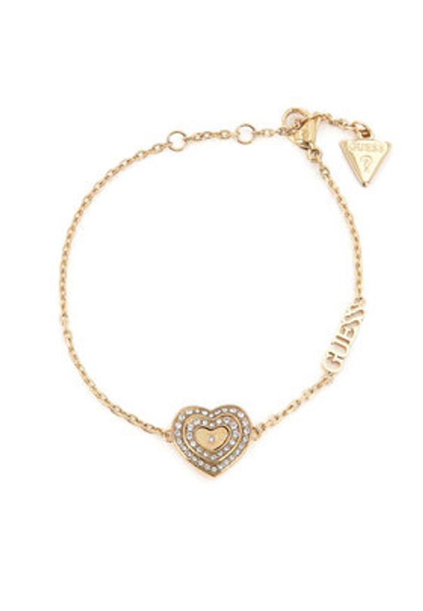 Guess Bransoletka JUBB04 031JW Złoty. Materiał: ze stali, ze stali nierdzewnej. Kolor: złoty
