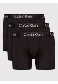 Calvin Klein Underwear Komplet 3 par bokserek 000NB2971A Czarny. Kolor: czarny. Materiał: syntetyk, bawełna