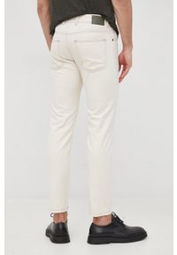 Sisley jeansy męskie. Kolor: beżowy #2