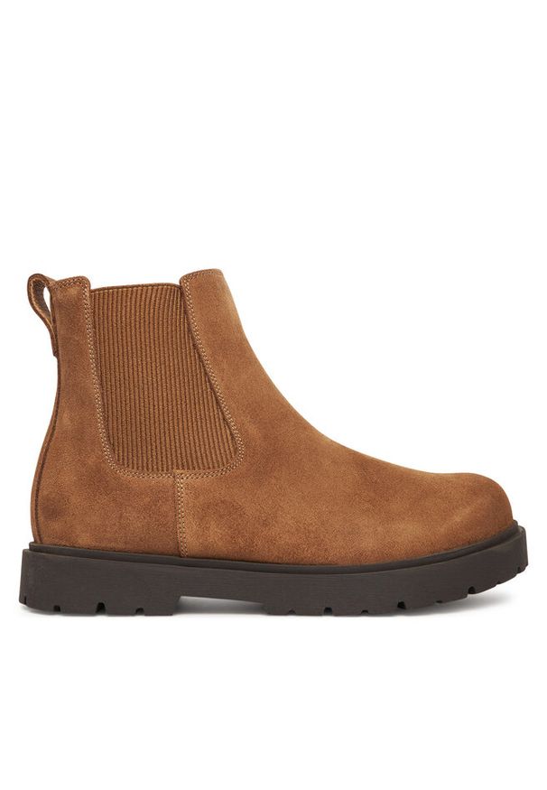 Sztyblety Birkenstock. Zapięcie: bez zapięcia. Kolor: brązowy